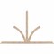Ekena Millwork Richland Smooth Timber Gable Bracket, Douglas Fir, 96"W x 60"H x 3 1/2"D x 3 1/2"F, 15/12 Pitch GBW096X60X0404RIC00SDF - alternate 1